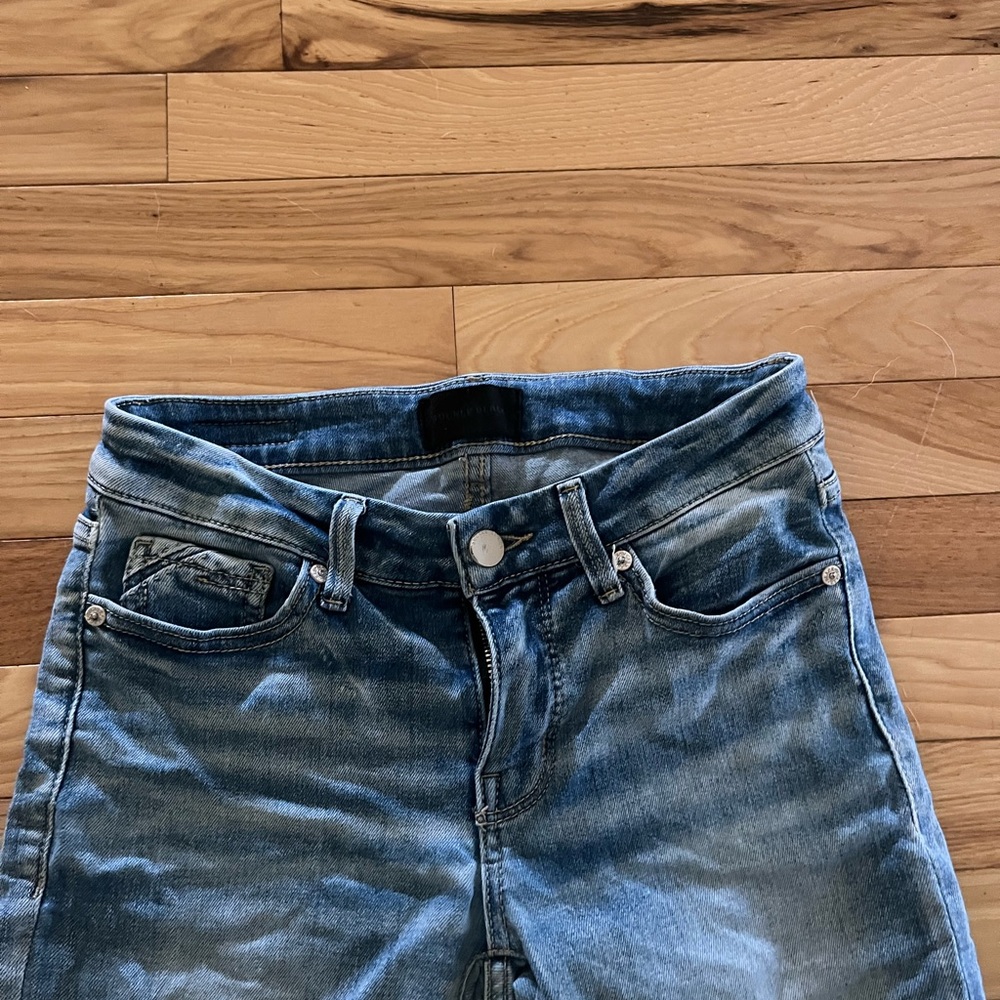 Buckle black jeans